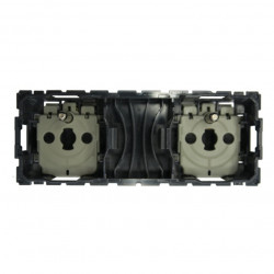 LEGRAND 067124 - Prise de courant double 2P+T Auto Céliane