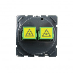 LEGRAND 067395 - Prise Fibre avec 2 traversées Céliane