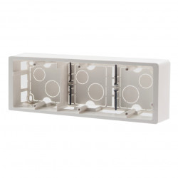 LEGRAND 080243 - Cadre saillie Céliane 3 postes blanc