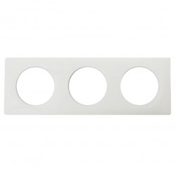 LEGRAND 066633 - Plaque 3 postes Yesterday Blanc Céliane