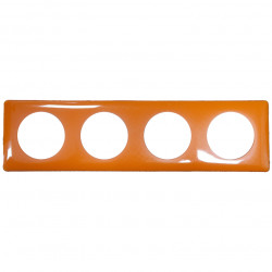 LEGRAND 066654 - Plaque Céliane Orange, 4 postes - FC