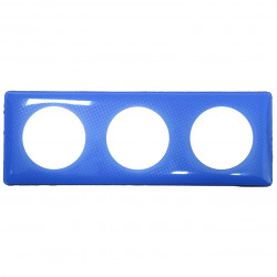 LEGRAND 066663 - Plaque Céliane Violet, 3 postes - FC