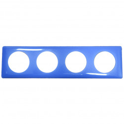 LEGRAND 066664 - Plaque Céliane Violet, 4 postes - FC