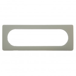 LEGRAND 066716 - Plaque 3 postes 6 à 8 modules étendue Argile Céliane - FC