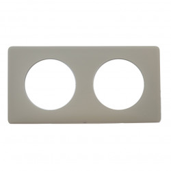 LEGRAND 066722 - Plaque 2 postes Poudré Grès Céliane