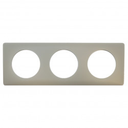 LEGRAND 066723 - Plaque 3 postes Poudré Grès Céliane