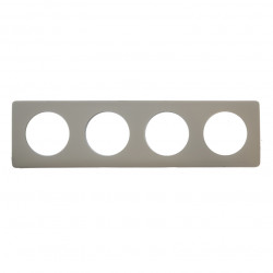 LEGRAND 066724 - Plaque Poudré Grès 4 postes Céliane
