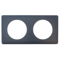 LEGRAND 066732 - Plaque 2 poste Poudré Schiste Céliane