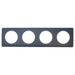 LEGRAND 066734 - Plaque 4 poste Poudré Schiste Céliane