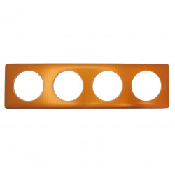 LEGRAND 068764 - Plaque, 4 poste, Orange, Snake, Céliane, Legrand - FC