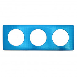 LEGRAND 068773 - Plaque 3 poste Blue Snake Céliane - FC