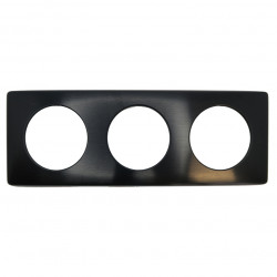 LEGRAND 068983 - Plaque 3 postes Métal Carbone Céliane