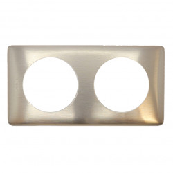 LEGRAND 068992 - Plaque 2 postes Métal Copper Céliane