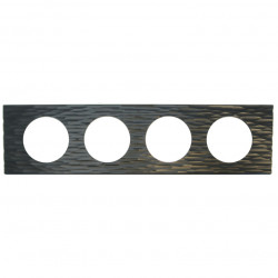 LEGRAND 069024 - Plaque 4 postes Corian Gougé Céliane