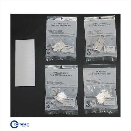 Coffret de communication Grade 3TV - 4 RJ45 Cat 6A