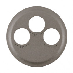 Enjoliveur prise TV-R-SAT Céliane Titanium - LEGRAND CT0388