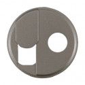 Enjoliveur prise RJ+TV Céliane Titanium - LEGRAND CT0342