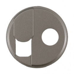 Enjoliveur prise RJ+TV Céliane Titanium - LEGRAND CT0342