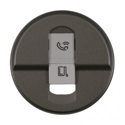 Enjoliveur prise RJ45 Céliane Titanium - LEGRAND CT0346