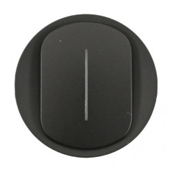 Enjoliveur simple allumage témoin Céliane Noir - LEGRAND CN0007