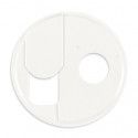 Enjoliveur prise RJ+TV Céliane Blanc - LEGRAND CB0342