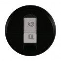 Enjoliveur prise RJ45 Céliane Noir - LEGRAND CN0346