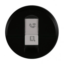 Enjoliveur prise RJ45 Céliane Noir - LEGRAND CN0346