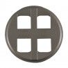 Enjoliveur RJ45 quadruple blindée Optimum auto Céliane Titanium DECO