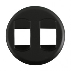 Enjoliveur prise HP double Céliane Noir - LEGRAND CN2311