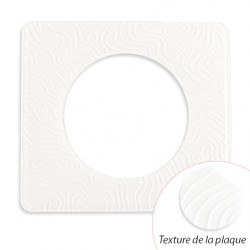 Plaque Céliane Blanc Relief 1 poste - LEGRAND CP0601