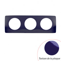 Plaque Céliane Bleu de Four 3 postes - LEGRAND CP0303