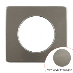 Plaque Céliane Acier Satiné 1 poste - LEGRAND CP1801