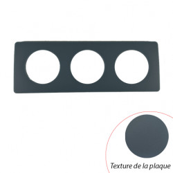 Plaque Céliane Bleu Orage 3 postes - LEGRAND CP0903