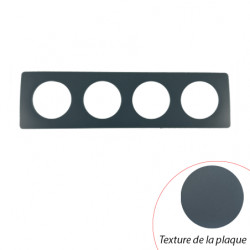 Plaque Céliane Bleu Orage 4 postes - LEGRAND CP0904