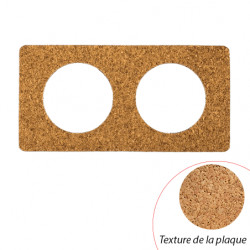 Plaque Céliane Liège 2 postes - LEGRAND CP1302