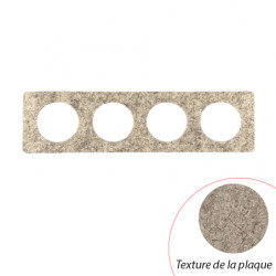 Plaque Céliane Feutre 4 postes - LEGRAND CP1504