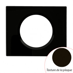 Plaque Céliane Verre Onyx 1 poste - LEGRAND CP1901