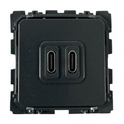 Chargeur USB double Type C 20W  Céliane - LEGRAND CM0154