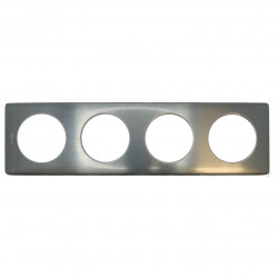 LEGRAND 068974 - Plaque 4 postes Métal Tungstène Céliane