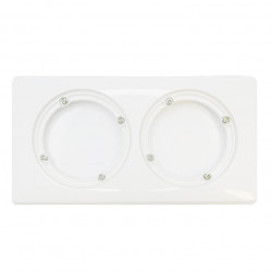 LEGRAND 069072 - Plaque 2 postes IP44 Blanc Céliane