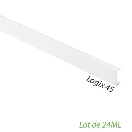 Couvercle blanc Logix 45  Lot de 24ml