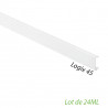 Couvercle blanc Logix 45  Lot de 24ml