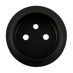 Enjoliveur prise 2P+T à puit bornes à vis Céliane Noir - LEGRAND CN0116