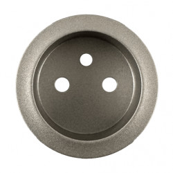 Enjoliveur Prise 2P+T A vis Titanium Céliane - LEGRAND CT0116