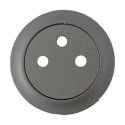 Enjoliveur prise 2P+T Céliane Titanium - LEGRAND CT0111