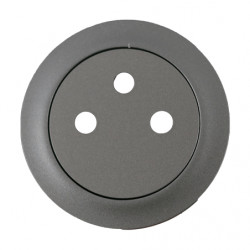 Enjoliveur prise 2P+T Céliane Titanium - LEGRAND CT0111