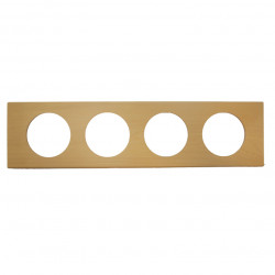LEGRAND 069214 - Plaque Bois Erable 4 postes Céliane - FC