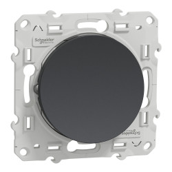 Odace Permutateur Anthracite - SCHNEIDER S540205