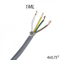 Câble de données blinde Liycy 4x0,75mm Coupe au mètre