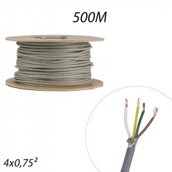 Câble de données blinde Liycy 4x0.75mm Touret de 500m